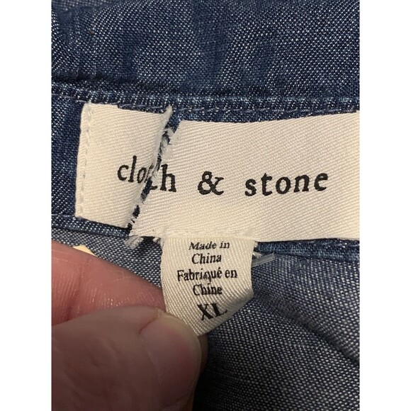 Anthropologie Blue Denim Jumpsuit - Picture 12 of 16